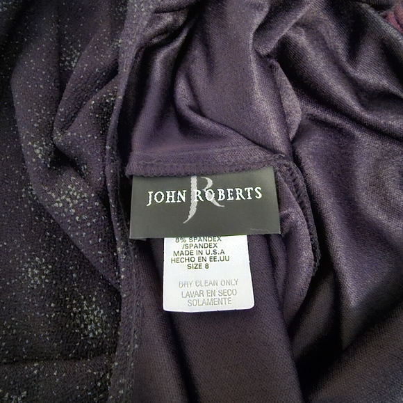 Little black dress with sparkles size 8 - Picture 3 of 3